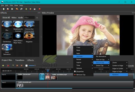 تحميل برنامج مونتاج الفيديو openshot video editor 2017 مجانا